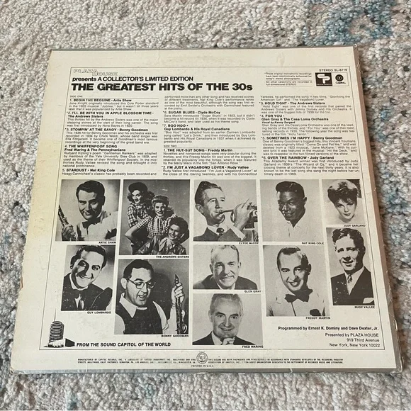 Greatest Hits of the 30’s Vinyl Record - Picture 3 of 10